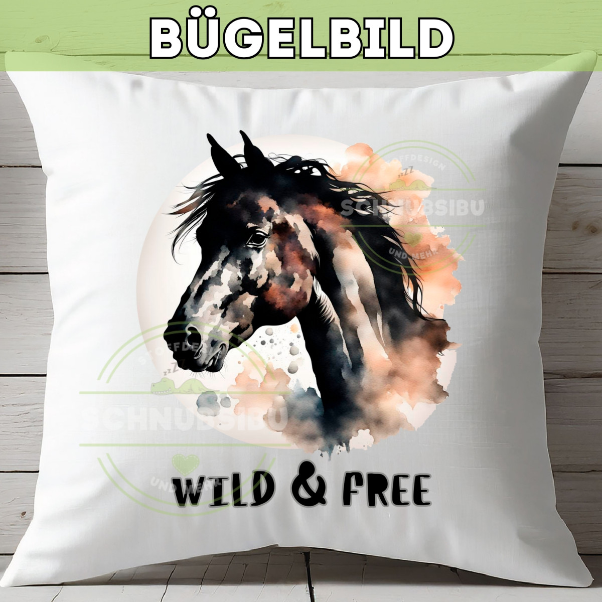 Bügelbild Wild and Free